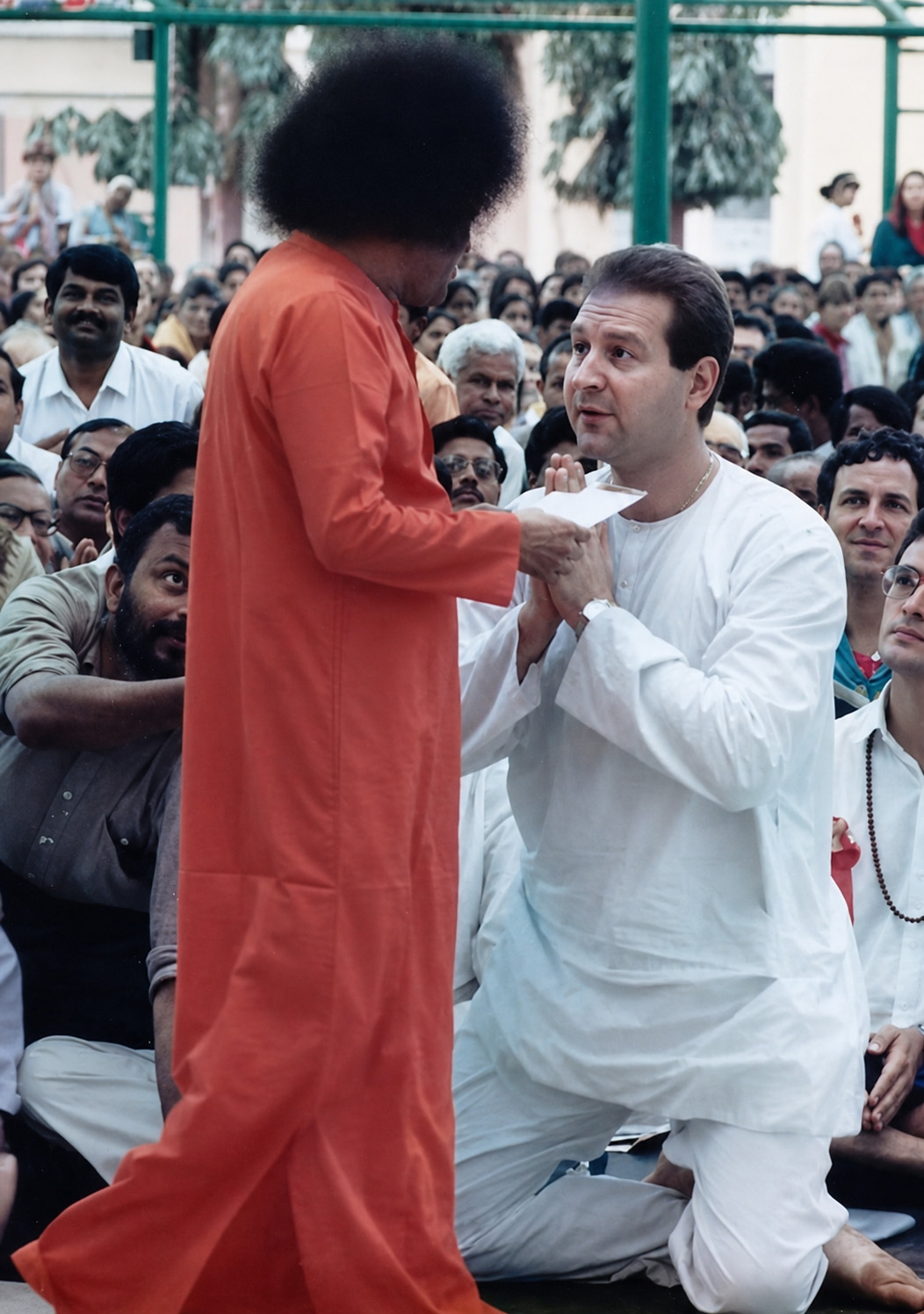 David M. Wolff with Sathya Sai