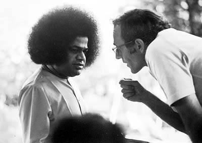 Dr. Sam Sandweiss with Saithya Sai