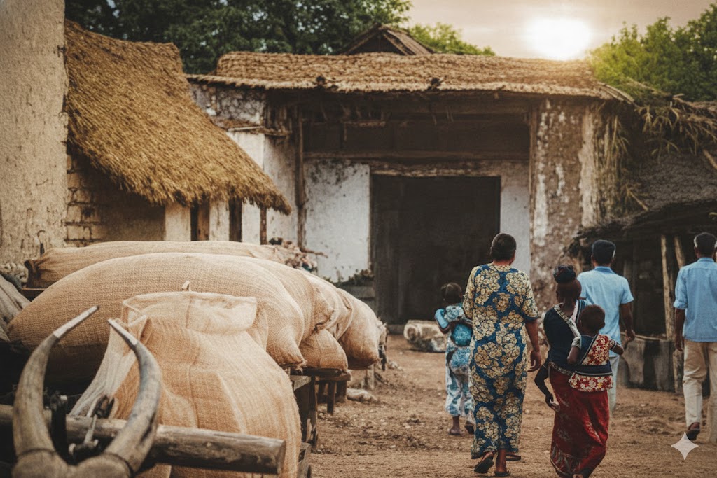 Angadimiththey – a grocery shop run by Pedda Venkama Raju